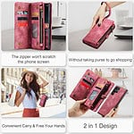 Solidenz Urban Wallet Samsung S22 Ultra hoesje - Rood - 11