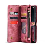 Solidenz Urban Wallet Samsung S22 Ultra hoesje - Rood - 2