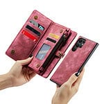 Solidenz Urban Wallet Samsung S22 Ultra hoesje - Rood - 4