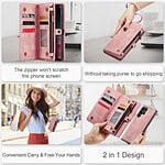Solidenz Urban Wallet Samsung S22 Ultra hoesje - Roze - 11
