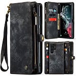 Solidenz Urban Wallet Samsung S22 Ultra hoesje - Zwart Main Image