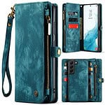 Solidenz Urban Wallet Samsung S22 hoesje - Blauw Main Image