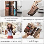 Solidenz Urban Wallet Samsung S22 hoesje - Bruin - 11