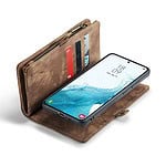 Solidenz Urban Wallet Samsung S22 hoesje - Bruin - 5