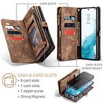 Solidenz Urban Wallet Samsung S22 hoesje - Bruin - 6