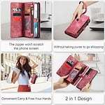 Solidenz Urban Wallet Samsung S22 hoesje - Rood - 11