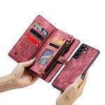 Solidenz Urban Wallet Samsung S22 hoesje - Rood - 4