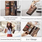 Solidenz Urban Wallet Samsung S24 Ultra hoesje - Bruin - 11
