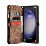 Solidenz Urban Wallet Samsung S24 Ultra hoesje - Bruin - 3