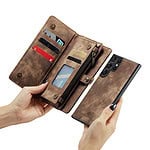 Solidenz Urban Wallet Samsung S24 Ultra hoesje - Bruin - 4