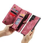 Solidenz Urban Wallet Samsung S24 Ultra hoesje - Rood - 4