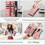 Solidenz Urban Wallet Samsung S24 Ultra hoesje - Roze - 11