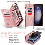 Solidenz Urban Wallet Samsung S24 Ultra hoesje - Roze - 6
