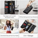 Solidenz Urban Wallet Samsung S24 Ultra hoesje - Zwart - 11
