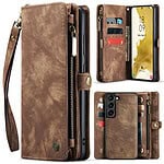Solidenz Urban Wallet Samsung A55 hoesje - Bruin Main Image