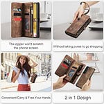 Solidenz Urban Wallet Samsung A55 hoesje - Bruin - 11