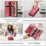 Solidenz Urban Wallet Samsung S23 Plus hoesje - Rood - 11