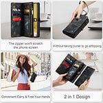 Solidenz Urban Wallet Samsung A55 hoesje - Zwart - 11