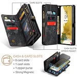 Solidenz Urban Wallet Samsung A55 hoesje - Zwart - 6