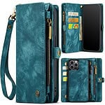 Solidenz Urban Wallet iPhone 12 Pro Max hoesje - Blauw Main Image