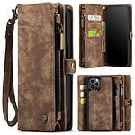 Solidenz Urban Wallet iPhone 12 Pro Max hoesje - Bruin Main Image