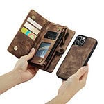 Solidenz Urban Wallet iPhone 12 Pro Max hoesje - Bruin - 4