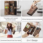 Solidenz Urban Wallet iPhone 12 Pro Max hoesje - Bruin - 8