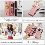 Solidenz Urban Wallet iPhone 12 / 12 Pro hoesje - Roze - 8