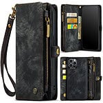 Solidenz Urban Wallet iPhone 12 Pro Max hoesje - Zwart Main Image