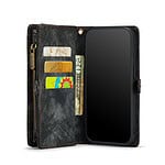 Solidenz Urban Wallet iPhone 12 Pro Max hoesje - Zwart - 3