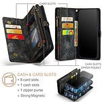 Solidenz Urban Wallet iPhone 12 Pro Max hoesje - Zwart - 7