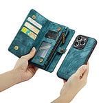 Solidenz Urban Wallet iPhone 13 Pro Max hoesje - Blauw - 4