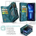 Solidenz Urban Wallet iPhone 13 Pro Max hoesje - Blauw - 6