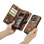 Solidenz Urban Wallet iPhone 13 Pro Max hoesje - Bruin - 4