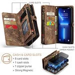 Solidenz Urban Wallet iPhone 13 Pro Max hoesje - Bruin - 6