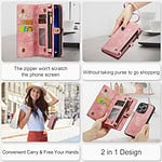 Solidenz Urban Wallet iPhone 13 Pro Max hoesje - Roze - 11