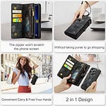 Solidenz Urban Wallet iPhone 13 Pro Max hoesje - Zwart - 11