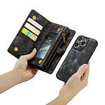 Solidenz Urban Wallet iPhone 13 Pro Max hoesje - Zwart - 4