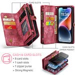 Solidenz Urban Wallet iPhone 13 hoesje - Rood - 6