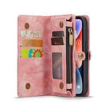 Solidenz Urban Wallet iPhone 13 hoesje - Roze - 2