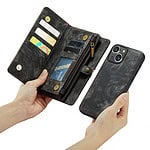 Solidenz Urban Wallet iPhone 13 hoesje - Zwart - 4