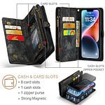Solidenz Urban Wallet iPhone 13 hoesje - Zwart - 6