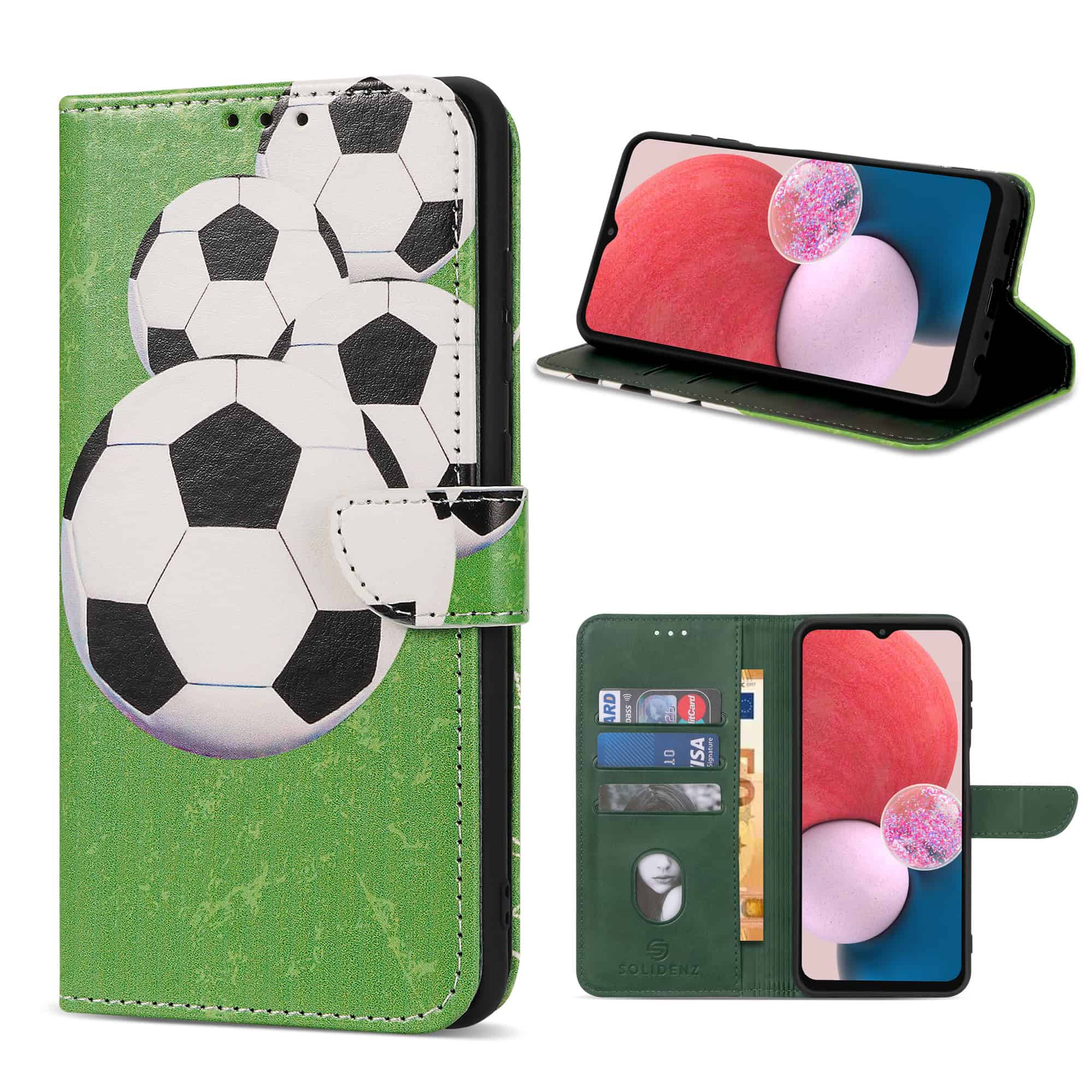 Solidenz bookcase Samsung A33 - Voetbal Main Image