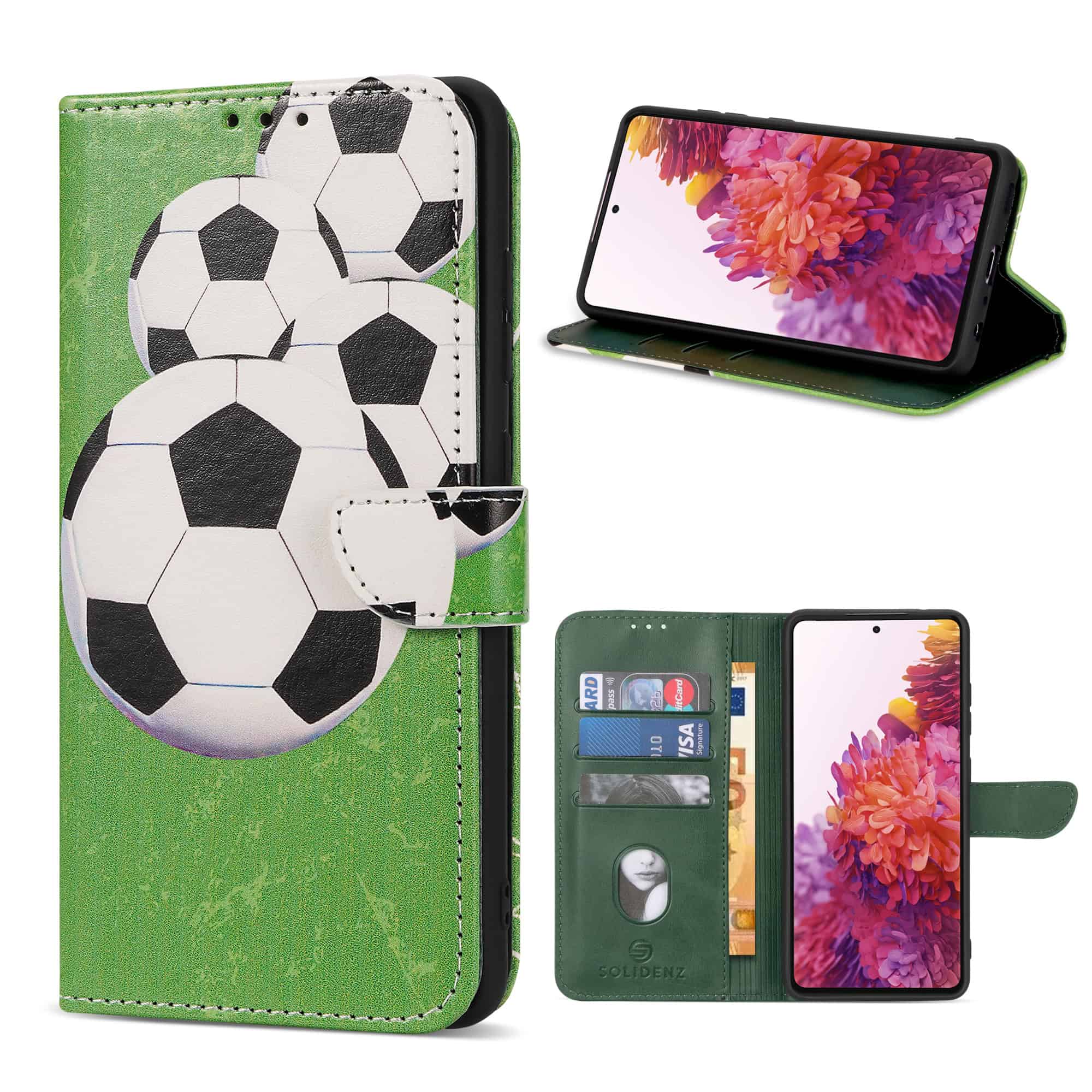 Solidenz bookcase Samsung A52s - A52 - Voetbal Main Image