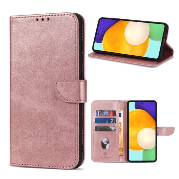 Solidenz bookcase Samsung Galaxy A15 - Roségoud