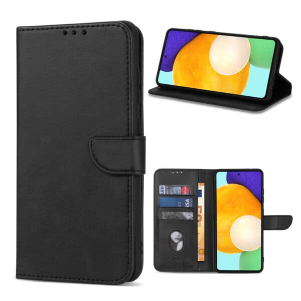 Solidenz bookcase Samsung Galaxy A15 - Zwart