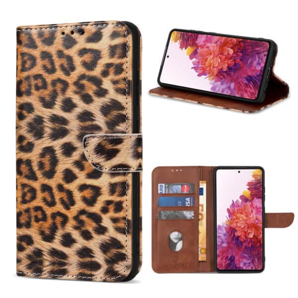 Solidenz bookcase Samsung S23 Plus - Luipaard