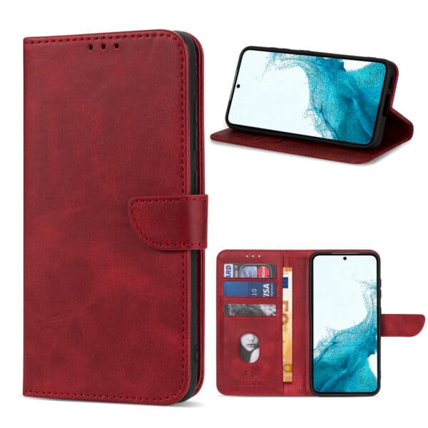 Solidenz bookcase Samsung S23 Plus - Rood