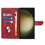 Solidenz bookcase Samsung S23 Ultra - Rood - 3