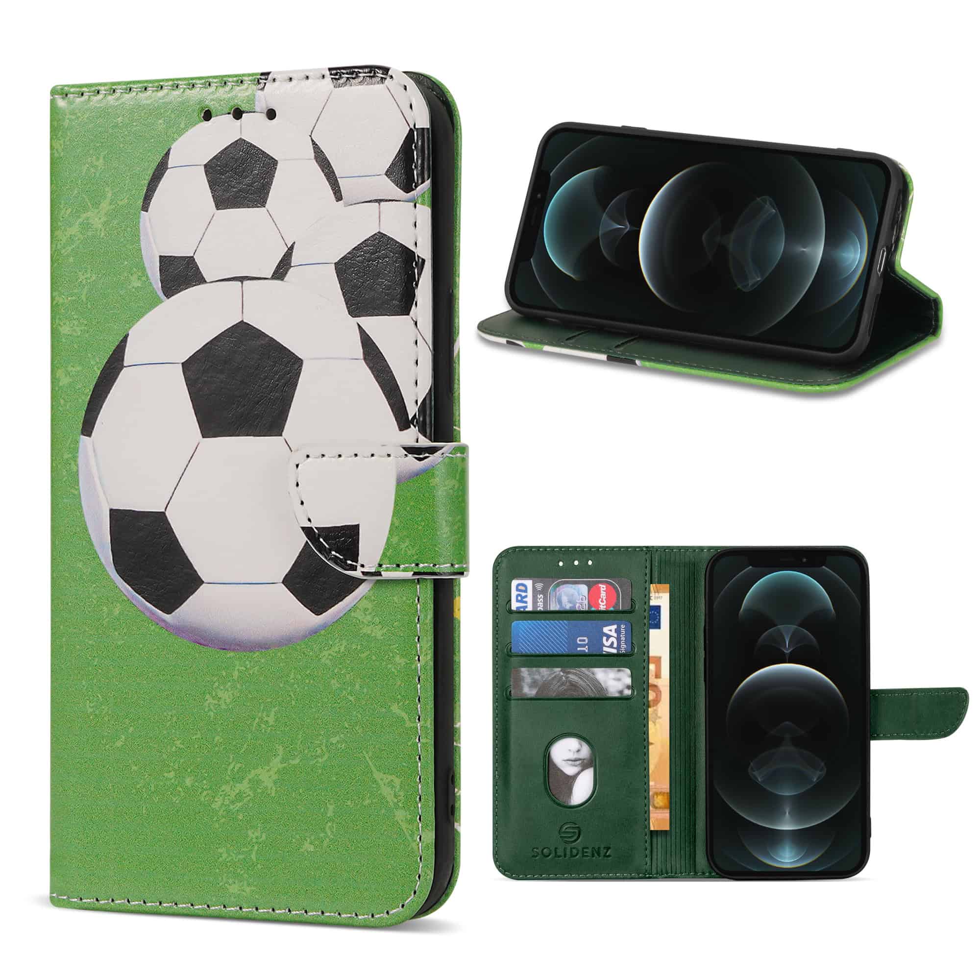 Solidenz bookcase iPhone 12 Pro Max - Voetbal Main Image